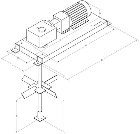 Mud Agitator Drawing|low maintenance mud agitator.